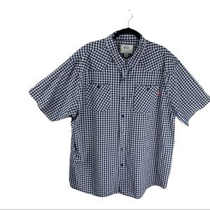 ECKO UNLIMITED Plaid Short Sleeve Button Down Shirt